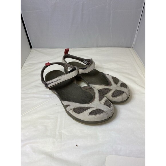 Merrell Shoes - Merrell Siren Wrap Q2 Aluminum womens grey mary jane ankle strap sandals size 8